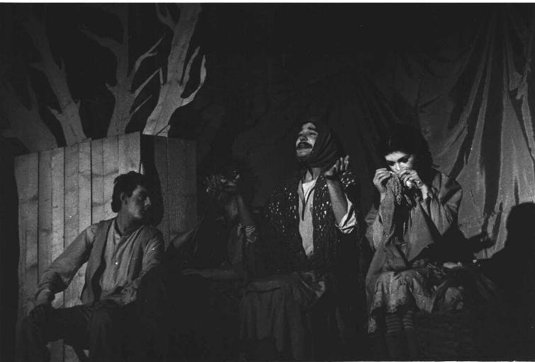 Laura Malaterra teatro L'albero di canto Roberto Aversa, Maurizio Bertani, Marco Maria Ghio