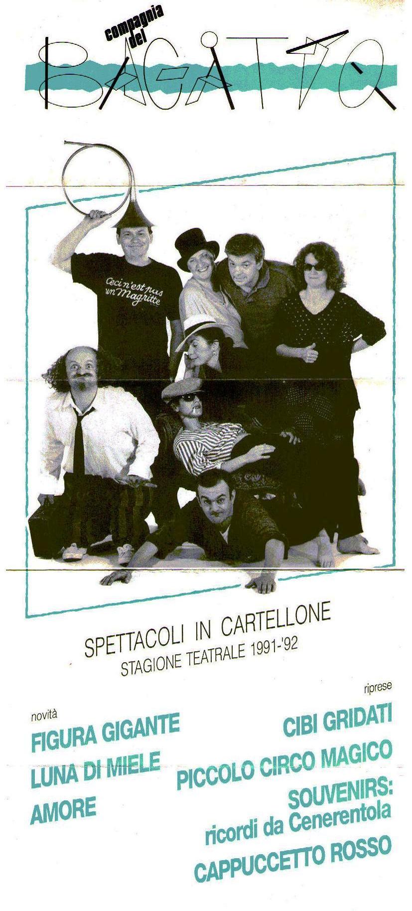 Laura Malaterra, teatro, Compagnia del Bagatto