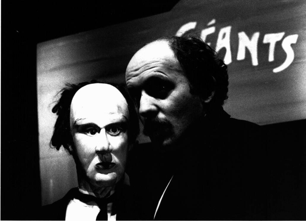 Locandina di Figura Gigante, Laura Malaterra, teatro, Compagnia del Bagatto, Il Dottor Bostik, Nico Orengo, Dino Arru, Giuseppe Gromi, Fulvio Massano, Lionetta Scena