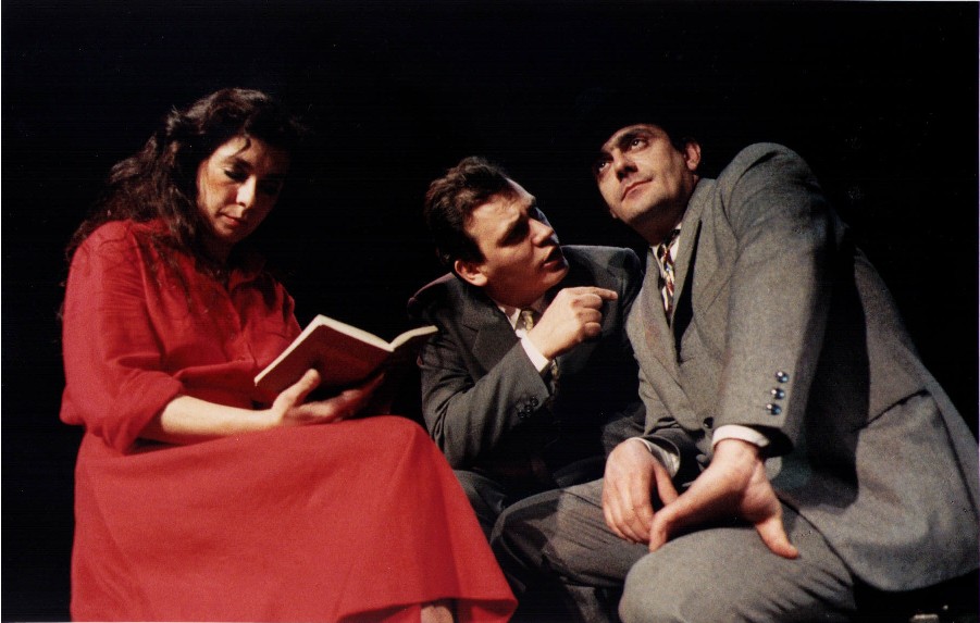 Laura Malaterra, teatro, Non aspettatevi molto dalla fine del mondo, Franco Gervasio, Sivio Bastiancich, Marco Maria Ghio, Maurizio Bertani, Lionetta Scena